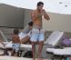 David Charvet, son épouse Brooke Burke et leur fils Shaya en vacances à Saint Barth' au mois d'août 2010