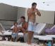 David Charvet, son épouse Brooke Burke et leur fils Shaya en vacances à Saint Barth' au mois d'août 2010