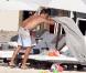 David Charvet, son épouse Brooke Burke et leur fils Shaya en vacances à Saint Barth' au mois d'août 2010