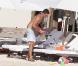 David Charvet, son épouse Brooke Burke et leur fils Shaya en vacances à Saint Barth' au mois d'août 2010
