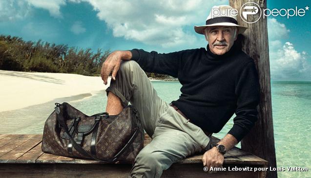 Sean Connery magnifié pour Louis Vuitton en 2008