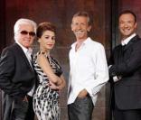  X Factor  en 2009 sur W9 : Marc Cerrone, Alain Lanty, Julie Zenatti et Alexandre Devoise