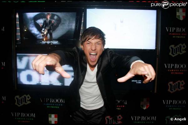 Quentin Mosimann au VIP Room, Saint-Tropez, le 25 août 2010
