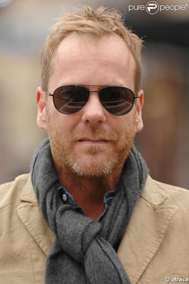 Kiefer Sutherland à New York, le 1/04/08