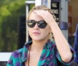 Lindsay Lohan rendant visite à son officier de probation à Los Angeles, le 30 août 2010 