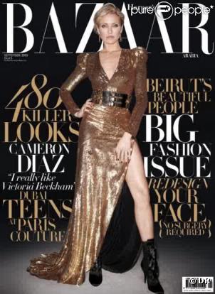 Cameron Diaz pour Harper's Bazaar, édition septembre 2010