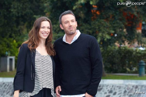 Ben Affleck et Rebecca Hall à l'occasion de la présentation de  The Town , dans le cadre de la 67e Mostra de Venise, le 6 septembre 2010.