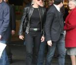 Sharon Stone fait du shopping aux Galeries Lafayette, le 2/04/08