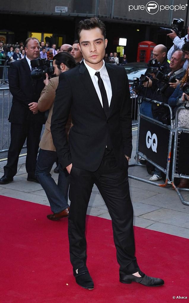 Ed Westwick lors de la soirée des GQ Men of the Year Awards 2010, le 7 septembre 2010 à Londres 