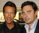 Alexandre Debanne et Marc Plisson, à la boutique Dupont, à l'occasion de la Vogue Fashion Celebration Night 2010, avenue Montaigne, à Paris, le 7 septembre 2010.