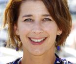 Isabelle Gélina ( Fais  pas ci, fais pas ça ! ) porte lors du Festival de la Fiction TV de La Rochelle, samedi 11 septembre.  