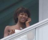 Le top-model Naomi Campbell à Miami après un été bien mouvementé.