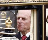 Le Prince Philip, duc d'Edimbourg avec Carla Bruni-Sarkozy