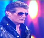 David Hasselhoff lors de sa prestation pour Dancing With The Stars