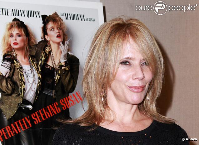 Rosanna Arquette lors du 25e anniversaire du film Recherche Susan désespérément à New York le 23 septembre 2010