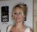 Pamela Anderson assiste à la conférence de presse de l'EuroVoice, l'émission qu'elle anime aux côtés d'Eric Serra, vendredi 24 septembre.