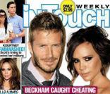 David et Victoria Beckham en couverture de <em>In touch</em>, septembre 2010<br />