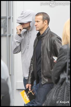 Leonardo DiCaprio et Vladimir Doronin à Paris, le 29 septembre 2010