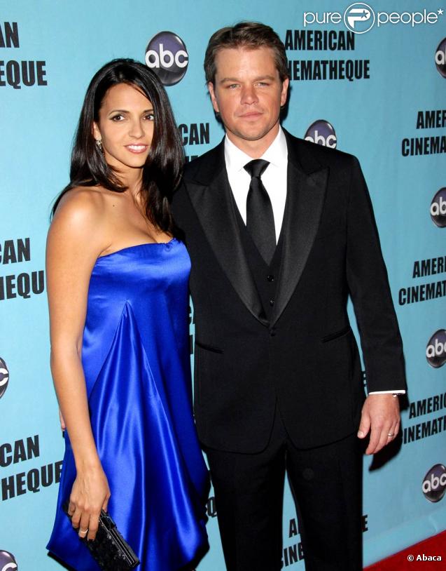 Matt Damon et Luciana sont les heureux parents d'une petite Stella Zavala, née le 20 octobre 2010.