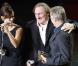 Sophie Marceau, Gérard Depardieu et Christophe Lambert lors de la cérémonie d'ouverture du festival du film Molodist à Kiev en Ukraine le 23 octobre 2010