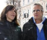 Sophie Marceau et Christophe Lambert lors du festival du film Molodist à Kiev en Ukraine le 23 octobre 2010