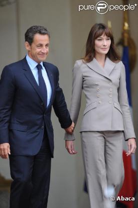 Carla Bruni et Nicolas Sarkozy