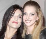 Frédérique Bel et Pauline Delpech lors du Bal de la Truffe, organisé par Lancel à l'Hôtel Salomon de Rotschild, à Paris, le 8 novembre 2010.