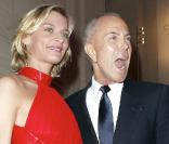 Sarah Marshall et Jean-Claude Jitrois à l'occasion du Bal de la Truffe, organisé par la maison Lancel à l'Hôtel Salomon de Rotschild, à Paris, le 8 novembre 2010.