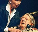 Simone Valère et Jean Desailly en 2002 lors des Molières 