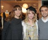 Nathasha la styliste de Bel Air, Mélanie Laurent et le propriétaire de la boutique