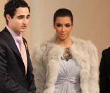 Kim Kardashian et Zac Posen lors de la soirée Vogue Awards à New York le 15 novembre 2010