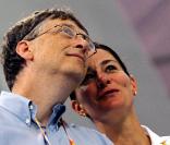 Bill Gates et sa femme Melinda 