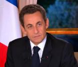Nicolas Sarkozy, hier soir à la télévision.