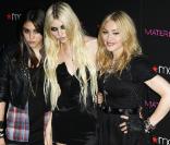 Taylor Momsen, Madonna et Lourdes Leon, lancement de la ligne Material Girl, New York, 22 septembre 2009