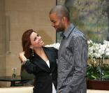 Eva Longoria et Tony Parker le 28 juin 2010