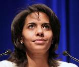 Audrey Pulvar, journalite à France Inter et i>TELE. 