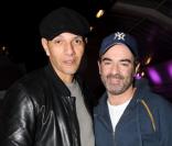 Roschdy Zem et Bruno Solo au Cercle Cadet, à Paris, le 22 novembre 2010.