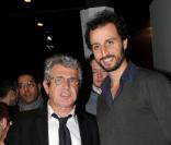 Michel Boujenah et Arié Elmaleh au Cercle Cadet, à Paris, le 22 novembre 2010.