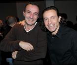 Pascal Sellem et Philippe Candeloro au Cercle Cadet, à Paris, le 22 novembre 2010.