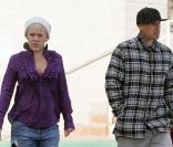 Pink et son époux Carey Hart lors d'une séance de cinéma à Westlake le 23/11/10