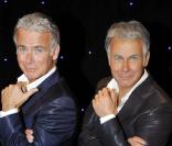 FRanck Dubosc et sa statue le 20 septembre 2010  