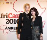 Iris Strubegger et Caterina Murino lors du gala AfriCAN le 29 novembre 2010 à Paris