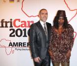 François Durpaire et Princesse Erika lors du gala AfriCAN le 29 novembre 2010 à Paris