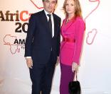 Philippe Douste-Blazy et son épouse lors du gala AfriCAN le 29 novembre 2010 à Paris