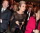 Laeticia Hallyday et Jacques Hintzy lors de la vente aux enchères des Frimousses le 7 décembre dans l'Hôtel  des Ventes Drouot Montaigne à Paris