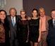  Magali Riedel, Georges Delettrez, Laeticia Hallyday, Delphine de Turckeim, Pierre Cornette de Saint Cyr et Jacques Hintzy lors de la vente aux enchères des Frimousses le 7 décembre dans l'Hôtel des Ventes Drouot Montaigne à Paris 