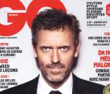 Hugh Laurie en couverture de  GQ , en kiosque le 15 décembre 2010