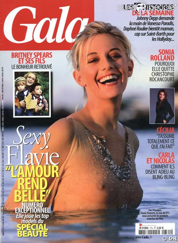 Flavie Flament nue dans Gala...ou presque !