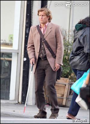Woody Harrelson sur le tournage de Seven Pounds