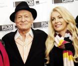 Hugh Hefner et Crystal Harris, en octobre 2010.<br />